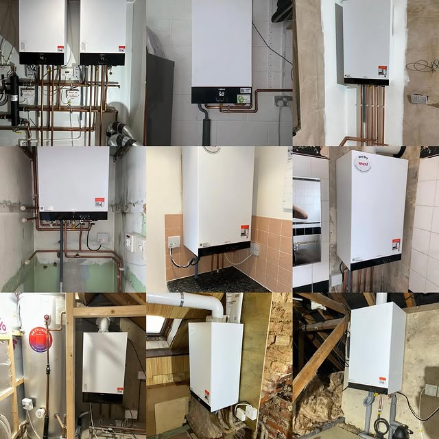 Nine recent Viessmann boiler installations by Evoheat